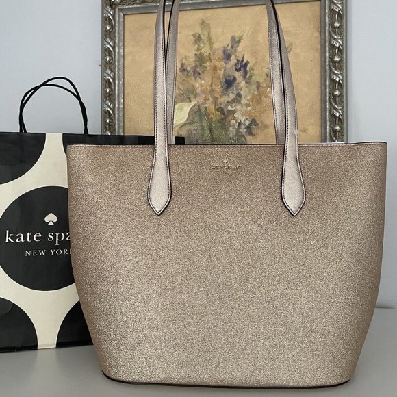kate spade Bags Nwt Kate Spade Glitter Glimmer Tote Shoulder Bag In